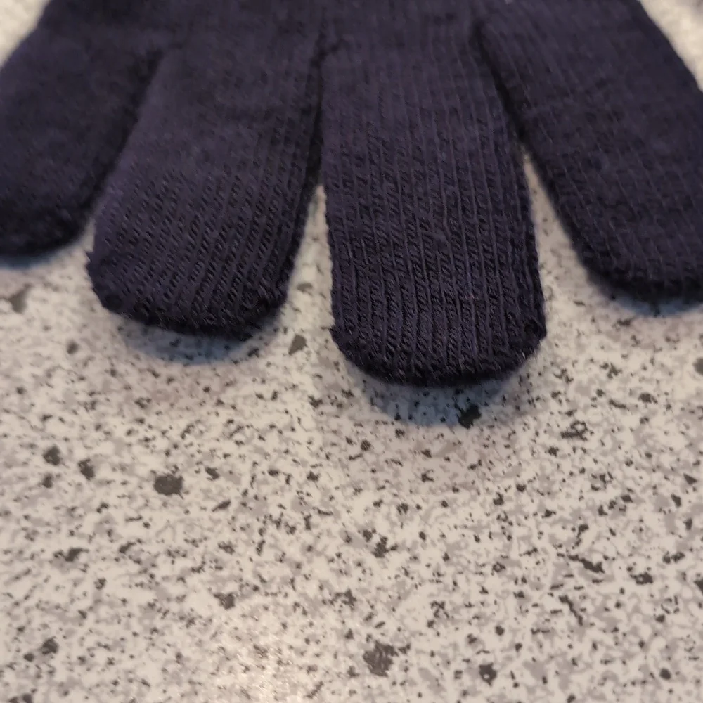 Vintage 1999 Kids Tweety Bird Looney Tunes Dark Blue Winter Gloves